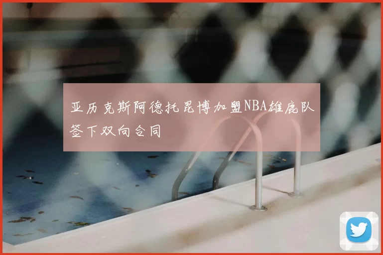 亚历克斯阿德托昆博加盟NBA雄鹿队签下双向合同